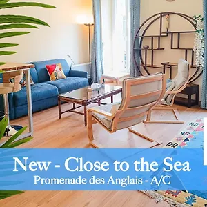 Apartment France 66 4 Pers Ac Wifi, Nice